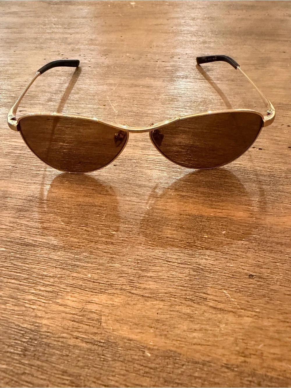 Saint Laurent SL 831 Vesper Sunglasses Brown with Gold Trim Case